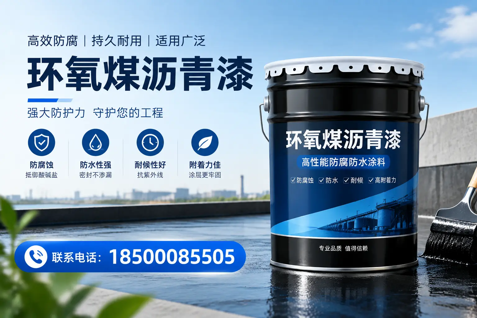 环氧煤沥青漆的施工方法详解,助力酒泉企业高效完成项目